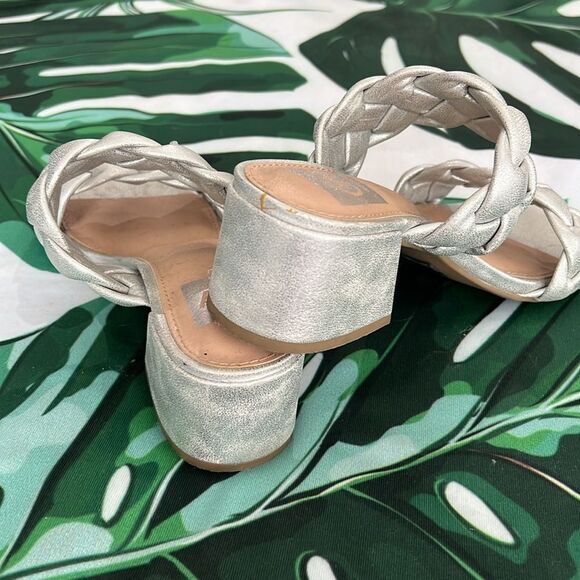 Dolce Vita silver slide, heel sandals - Picture 6 of 6